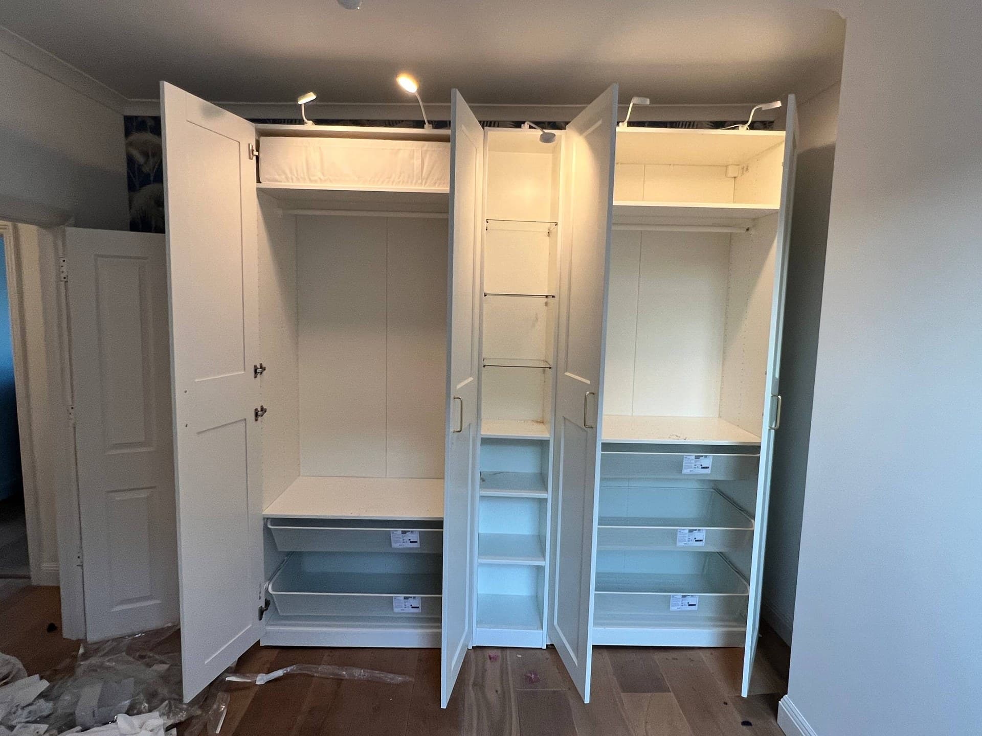 Fitted Wardrobe with Interior Lighting