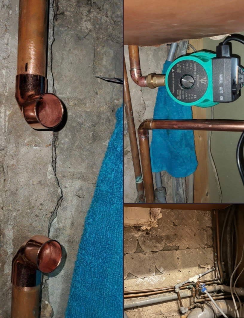 Copper Pipework & Pump Install
